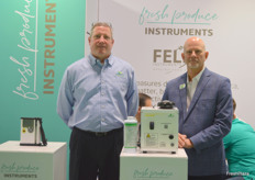 Steve Page and Greg Akins of Catalytic Generators from the USA. The company specializes in safe ethylene application around the world.